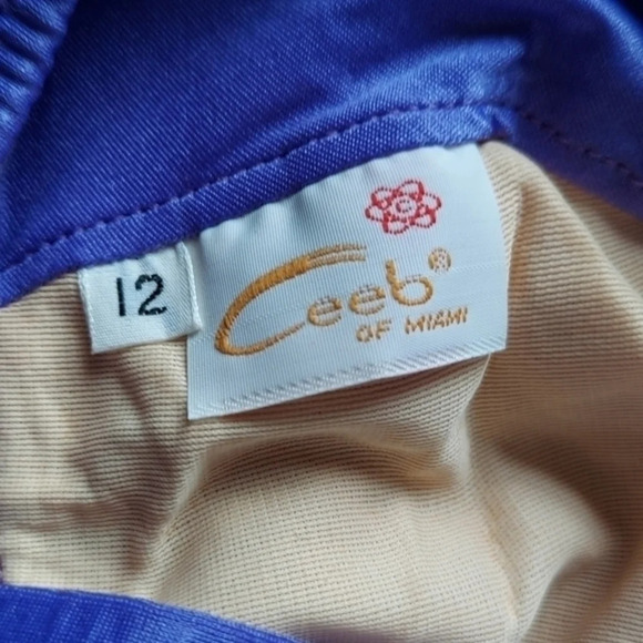 Vintage Deadstock Ceeb Purple Two Piece Swimsuit NWT - Picture 10 of 16